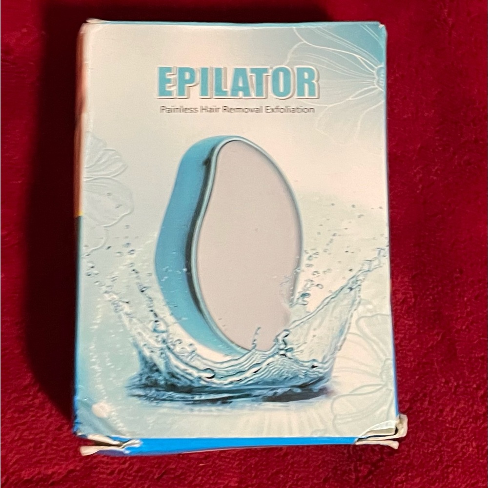 NEW Epilator Painless Washable Portable Silver Exfoliation Hair Removal